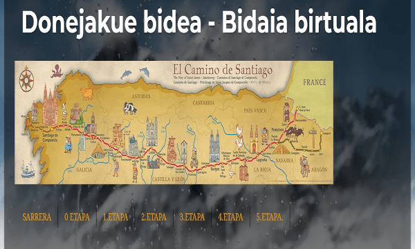 DONEJAKUE  BIDEA  –  BIDAIA  BIRTUALA