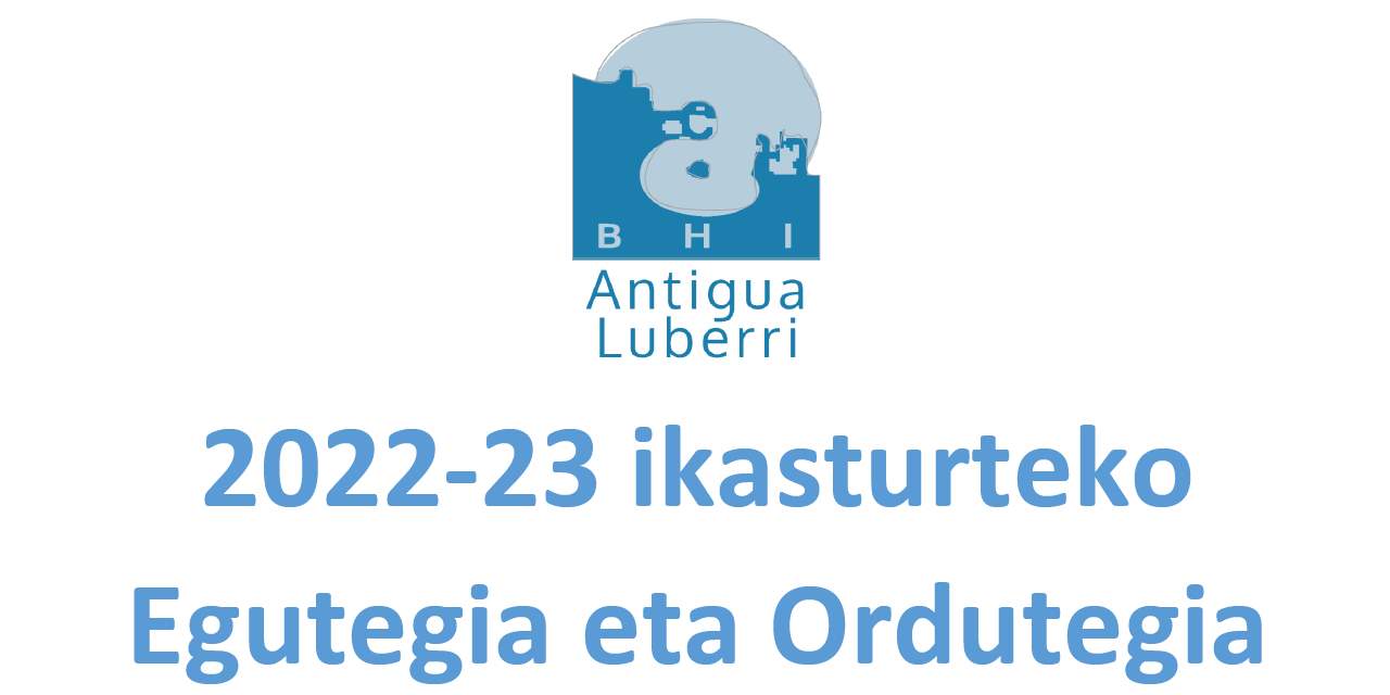 Calendario y horarios del curso escolar 2022-23