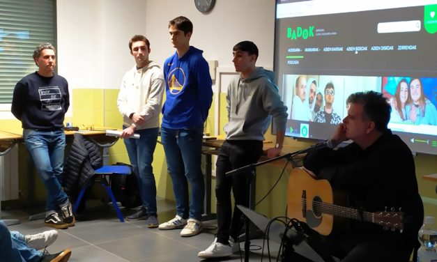 Gotzon  Barandiaran  eta  Rafa  Rueda  Luberrin