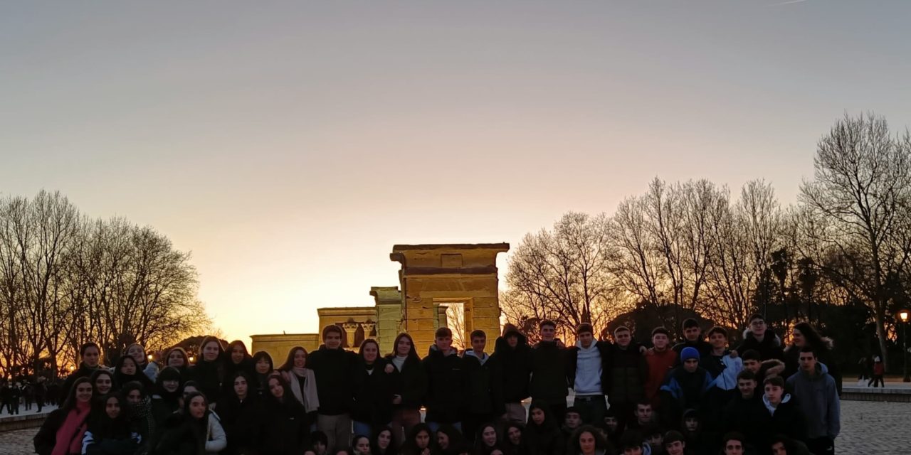 En  Madrid con los alumnos de 1º de Bachillerato