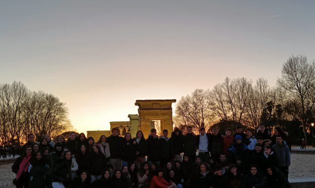 En  Madrid con los alumnos de 1º de Bachillerato