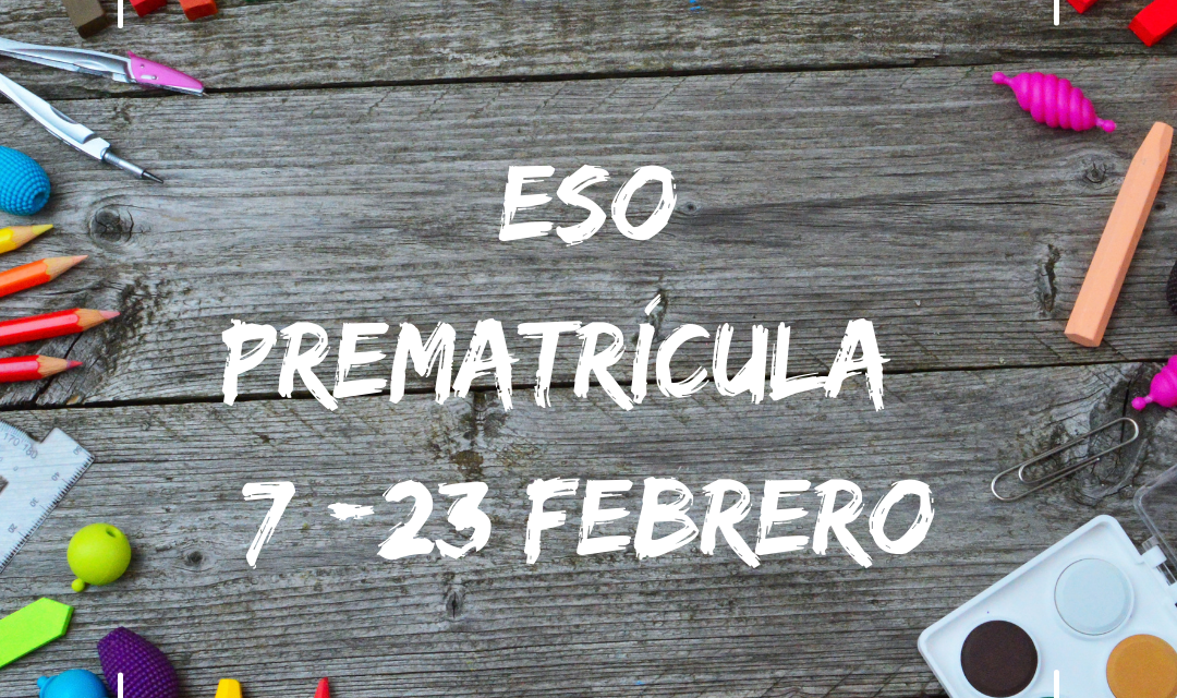 Preinscripción ESO