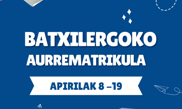 Prematrícula de Bachillerato