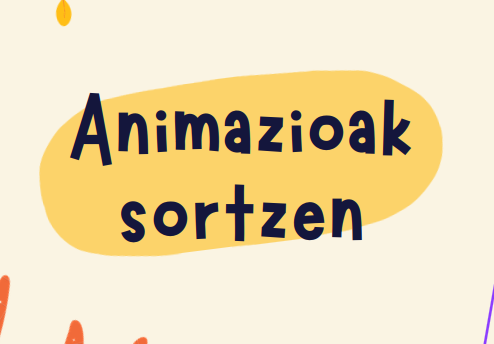 Animazio  bideoak  sortzen